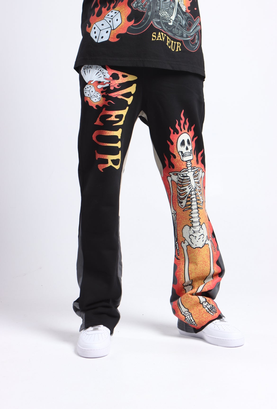 Skeleton sweatpants womens hot sale